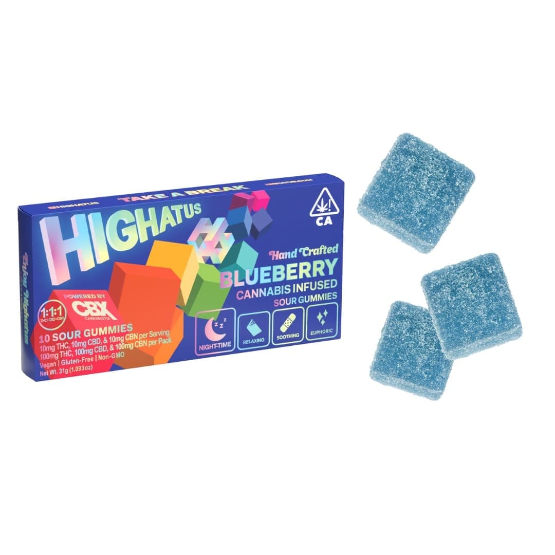 Blueberry - 1:1:1 THC:CBD:CBN - 100mg