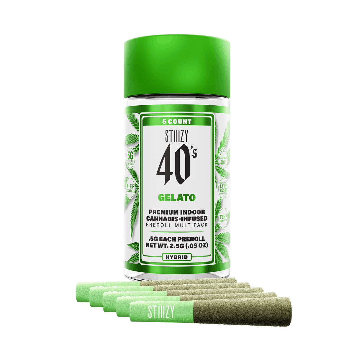 Gelato - 40s Infused Pre-Roll - 5x.5g - 2.5g