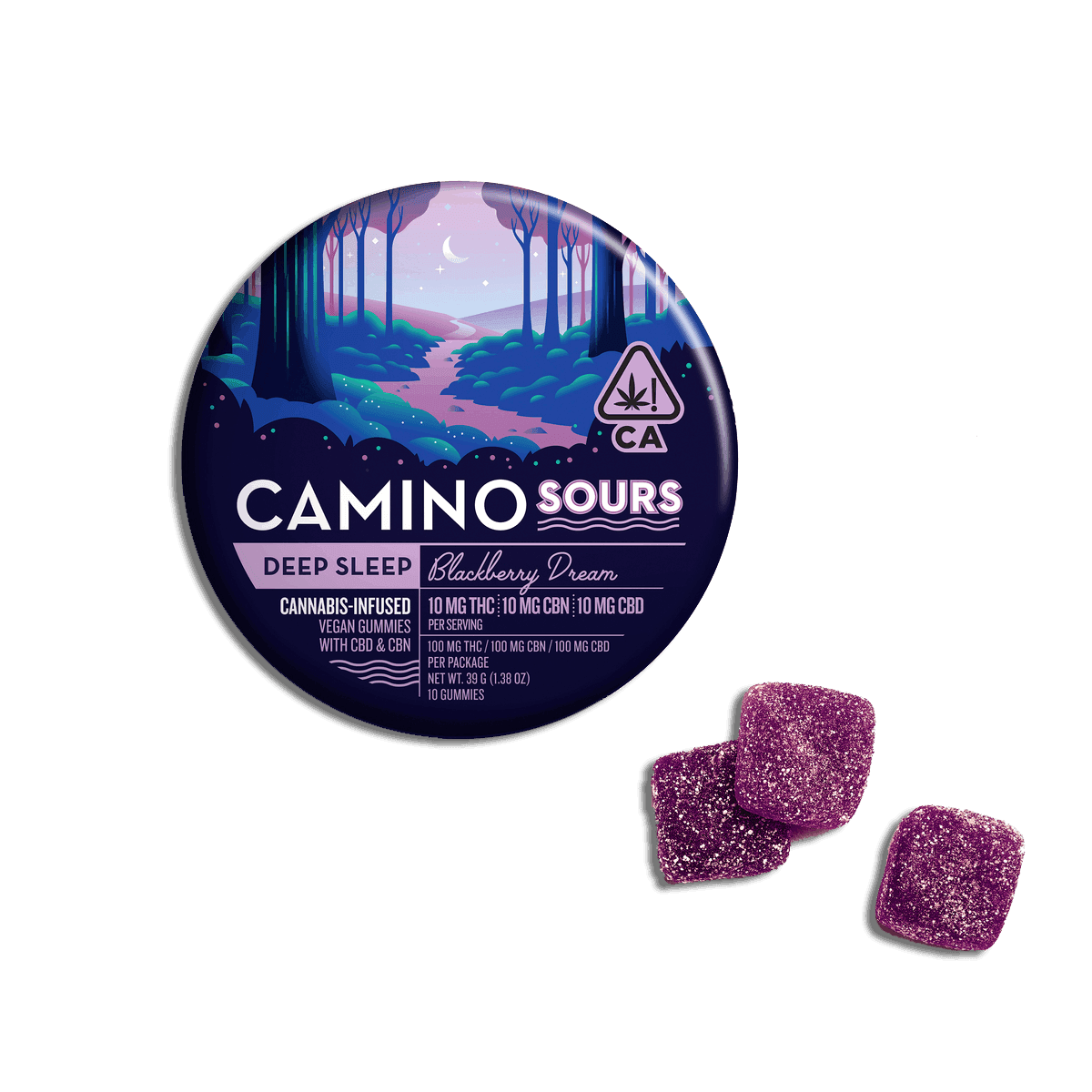 Sours Blackberry Dream - CBN:CBD:THC - 1:1:1 - 100mg