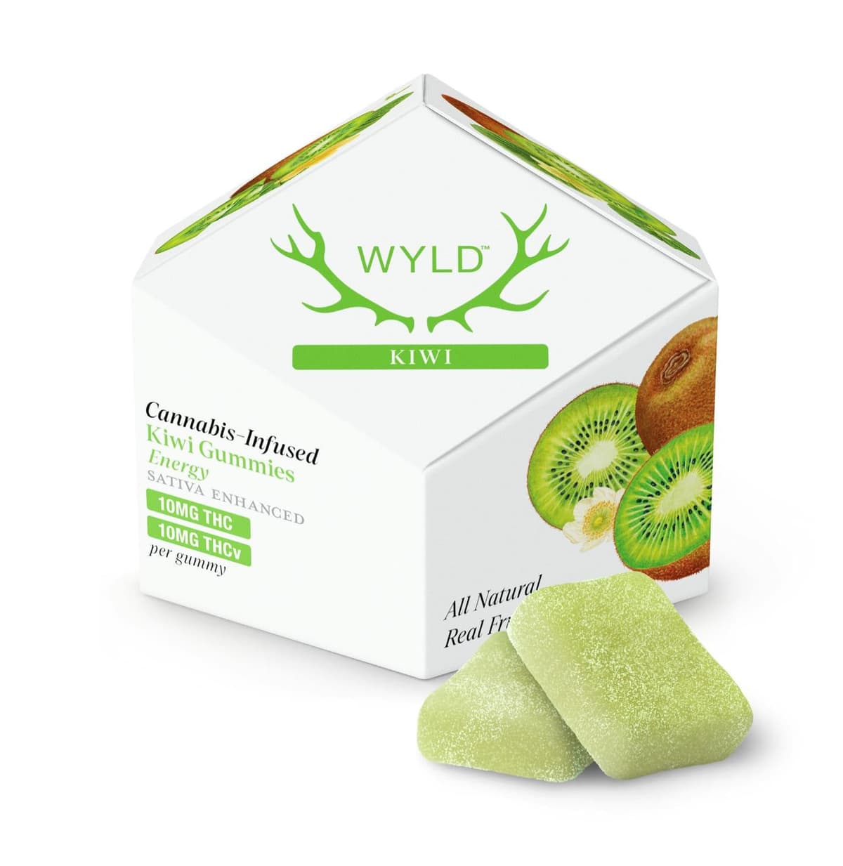 Kiwi Gummies - 1:1 THC:THCv - 100mg