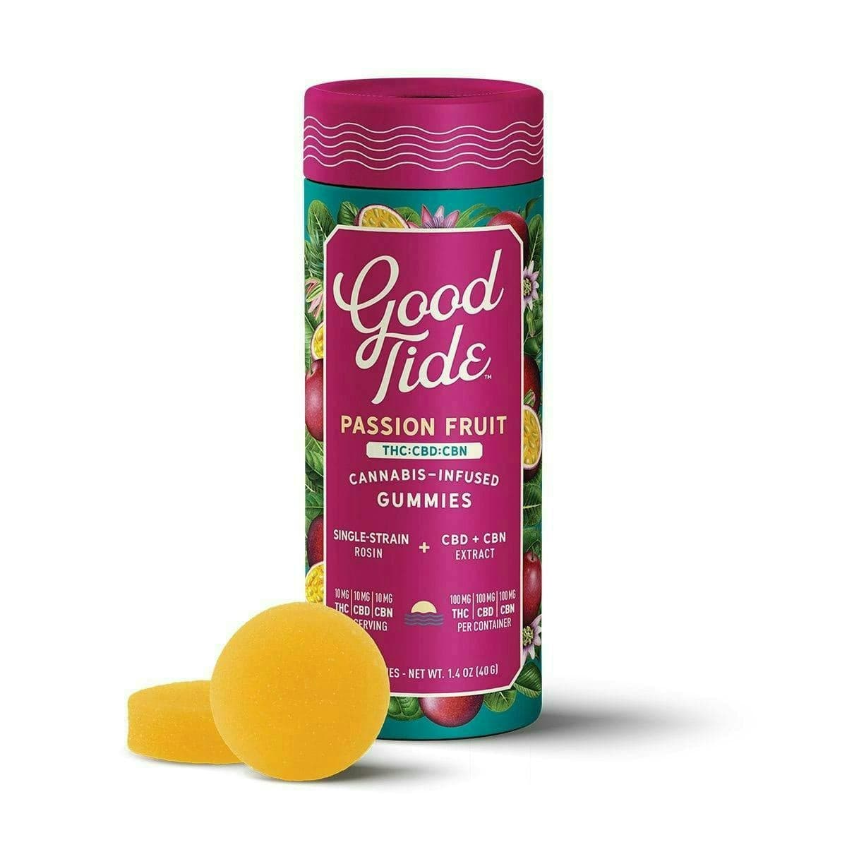 Passion Fruit - 100MG - 1:1:1 THC:CBD:CBN