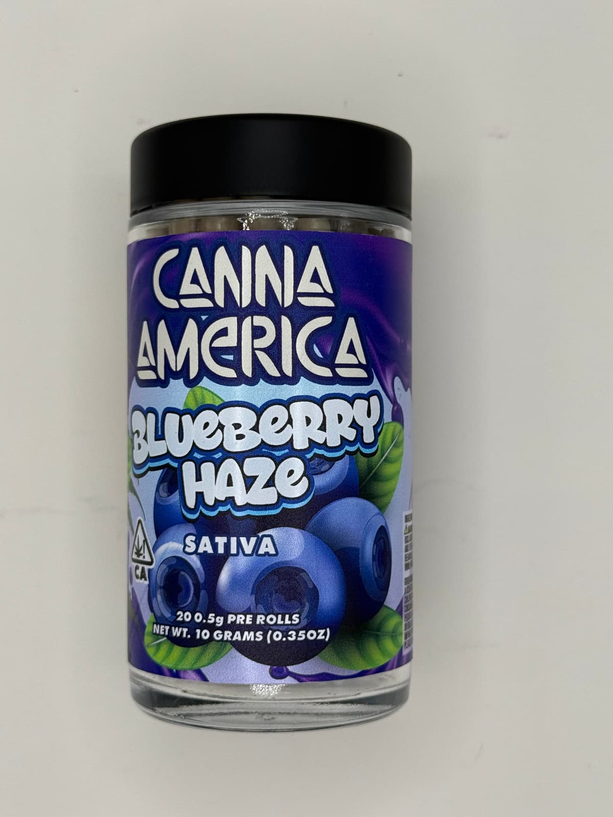 Blueberry Haze - (0.5g x 20) - 10G - 20PK Pre-Rolls