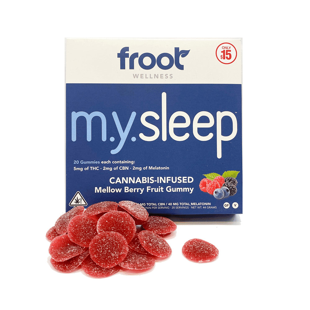 Mellow Berry Fruit Gummy - 100MG - 2.5:1:1 THC|CBN|Melatonin