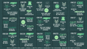 8/8-8/22 BOGO DEALS 